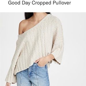 Cropped Pullover Sweater
